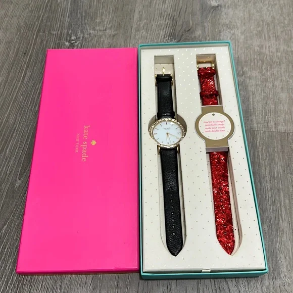 Kate space watch with interchangeable band Amazon.com: kate spade new york women main image 3